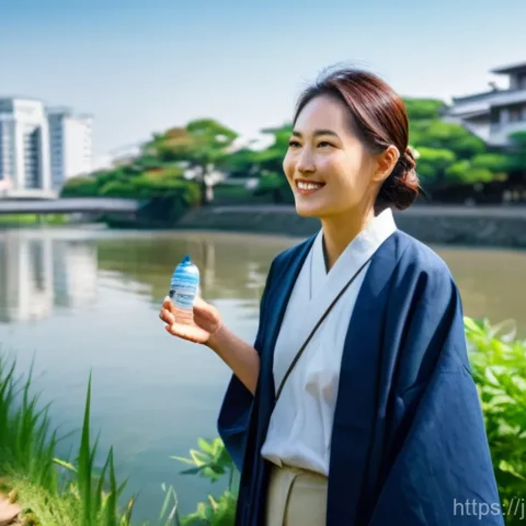 환경직 공무원 합격 사례 - **Prompt:** A young, determined environmental public servant, a woman in her late 20s, with a warm s...