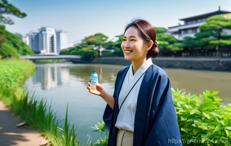 환경직 공무원 합격 사례 - **Prompt:** A young, determined environmental public servant, a woman in her late 20s, with a warm s...