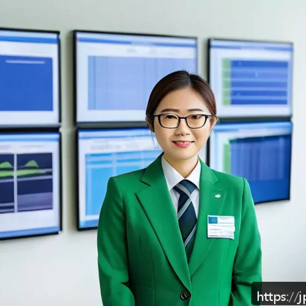 환경기사와 환경산업기사 비교 - A professional Japanese environmental engineer in business attire, wearing safety glasses and a badg...
